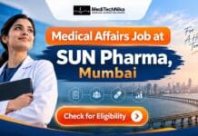 Entry-Level Medical Affairs Job at SUN Pharma, Mumbai | MBBS/MD Apply Today! Medical Affairs Job at SUN Pharma. Medical Science Manager Jobs in Mumbai. MBBS/MD Candidates can apply for the Medical Affairs Jobs.