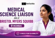 Entry-Level Medical Science Liaison Job at Bristol Myers Squibb, Mumbai | MBBS/MD Candidates Are Eligible! Medical Science Liaison Job in Mumbai. MBBS/MD Candidates Apply for the Medical Science Liaison Jobs at Bristol Myers Squibb.