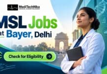 MSL Jobs at Bayer, Delhi | A Corporate Job Opportunity for Medical & Dental Professionals! MSL Jobs at Bayer Careers. Medical & Dental Professionals can apply for the Medical Science Liaison Jobs in Delhi.