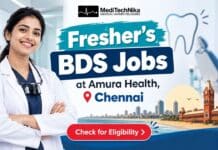Fresher’s BDS Jobs at Amura Health, Chennai | Don’t Miss this Wonderful Opportunity! BDS Jobs for Freshers in Chennai. Apply for the Dental Physician Consultant Job at Amura Health in Chennai. Non-Clinical Jobs for BDS.
