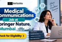 Medical Communications Job at Springer Nature, Mumbai | MBBS/MD Professionals Apply Now! Medical Communications Job in Mumbai. MBBS/MD Candidates can apply for the Scientific Services Manager Role at Springer Nature.