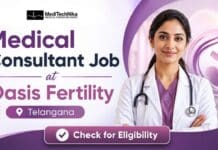 Medical Consultant Job at Oasis Fertility | MBBS Professionals Apply Now! Medical Consultant Job at Oasis Fertility. MBBS Candidates Apply for the Medical Consultant Jobs in Telangana.