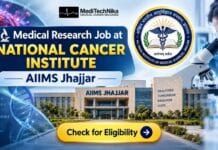 Medical Research Job at National Cancer Institute, AIIMS Jhajjar | Dental Professionals Apply Today! Medical Research Job at AIIMS Jhajjar. BDS Candidates can apply for the Research Job at the National Cancer Institute