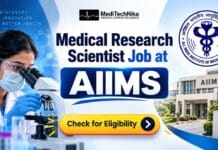 Medical Research Scientist Job at AIIMS | Earn Rs 87,100/- for the Project Research Scientist Role! Medical Research Scientist Job at AIIMS. MBBS/BDS Jobs in Delhi. Apply for the Project Research Scientist Role at AIIMS.