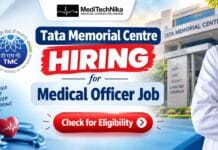 Tata Memorial Centre Hiring for Medical Officer Job | Attend Walk-in Interview at 30 Sept 2026! Medical Officer Job at Tata Memorial Centre. MBBS Candidates can apply for the Medical Officer Job. Attend Walk-in Interview on 30 Sept.