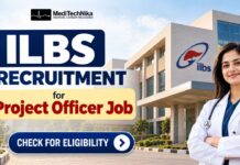 ILBS Recruitment for Project Officer Job | Dental Candidates Apply Now! ILBS Project Officer Job 2026: BDS and MDS candidates can apply for a ₹50,000/month contractual research role in New Delhi by 24 October.